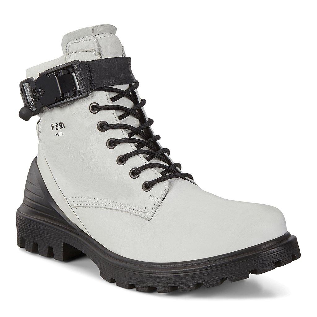 Ecco Tredtray Mens Boots White Sales - India QFK-837290